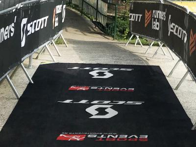 A personalized carpet on your event, a real eyecatcher.